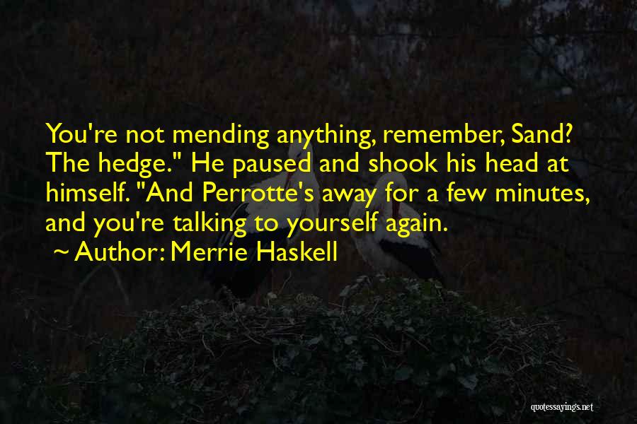 Mending Quotes By Merrie Haskell