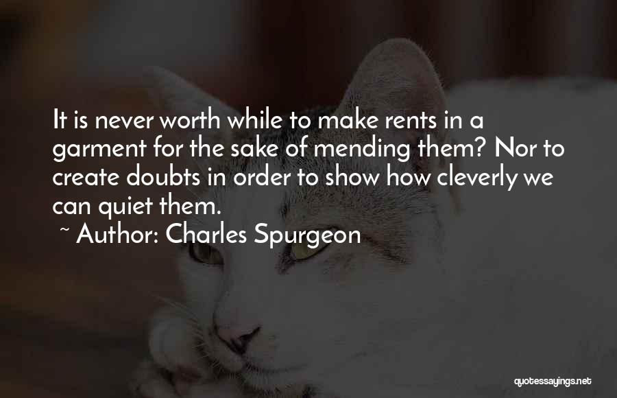 Mending The Past Quotes By Charles Spurgeon