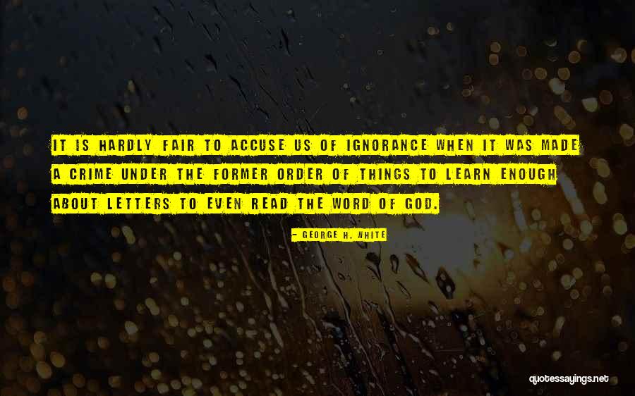 Menentang In English Quotes By George H. White Menentang In English Quotes By George H. White