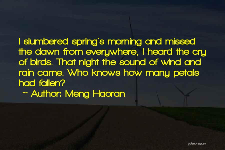 Meng Haoran Quotes 1868219