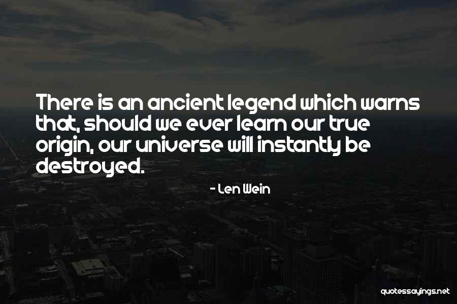 Mengatasi Darah Quotes By Len Wein Mengatasi Darah Quotes By Len Wein