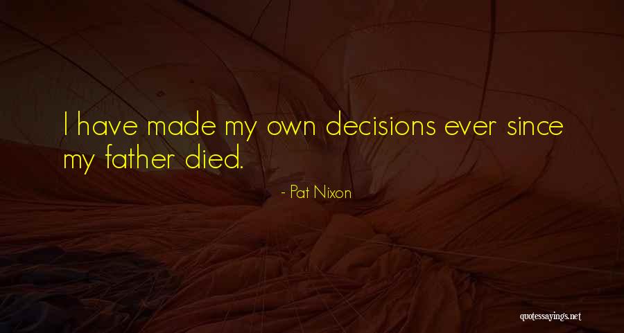 Menggenggam Bara Quotes By Pat Nixon