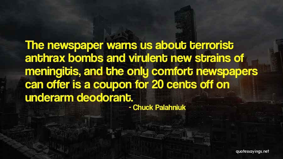 Meningitis B Quotes By Chuck Palahniuk Meningitis B Quotes By Chuck Palahniuk