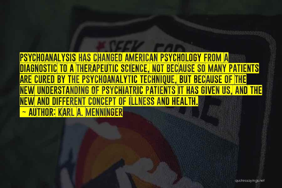 Menninger Quotes By Karl A. Menninger