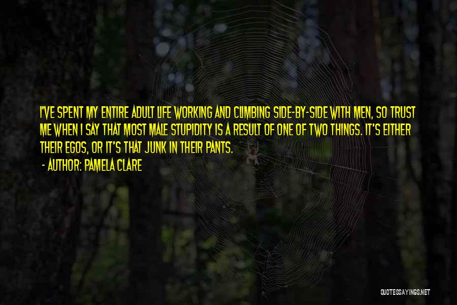 Men's Egos Quotes By Pamela Clare