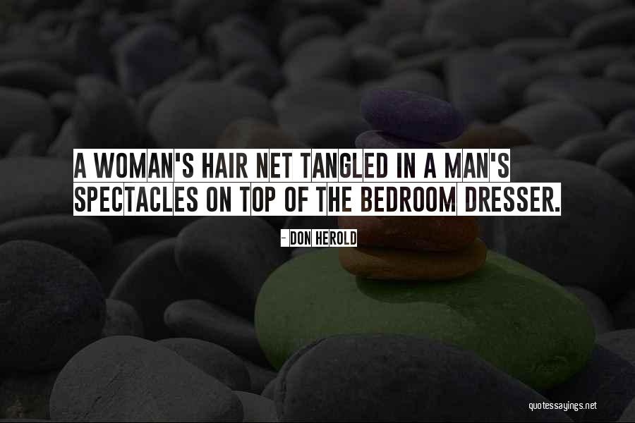 Men's Hair Quotes By Don Herold