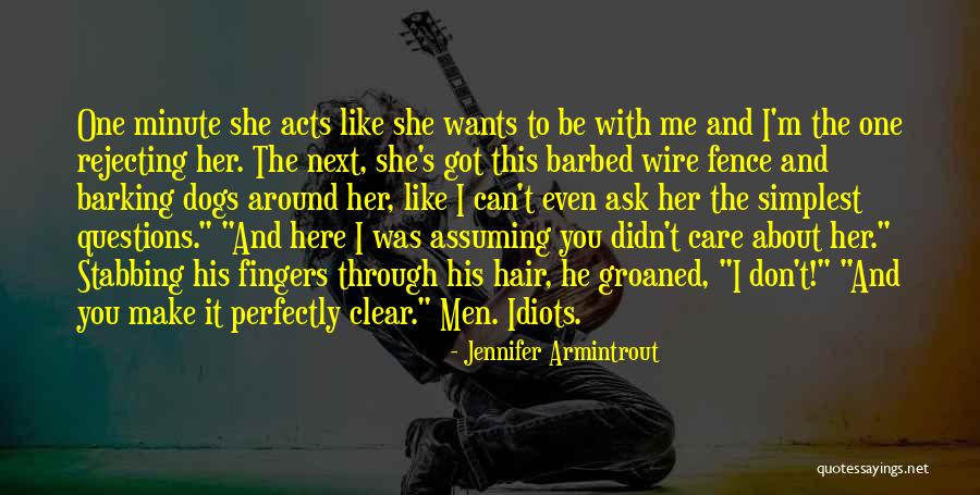 Men's Hair Quotes By Jennifer Armintrout