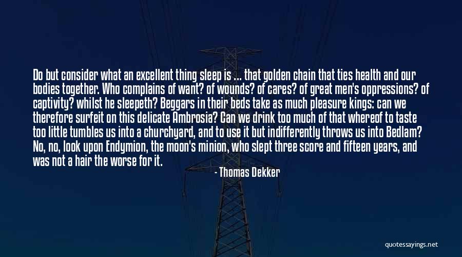 Men's Hair Quotes By Thomas Dekker