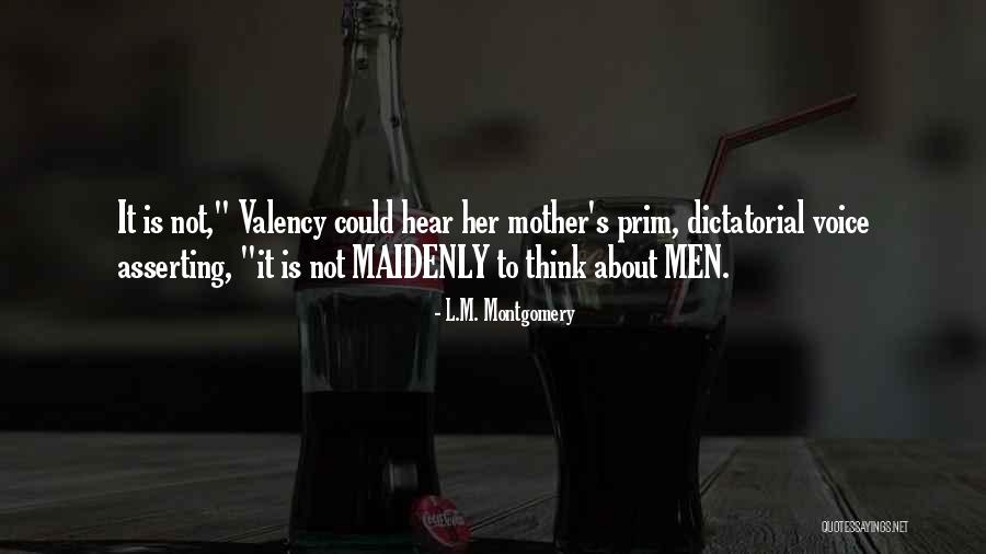 Men's Humor Quotes By L.M. Montgomery Men's Humor Quotes By L.M. Montgomery