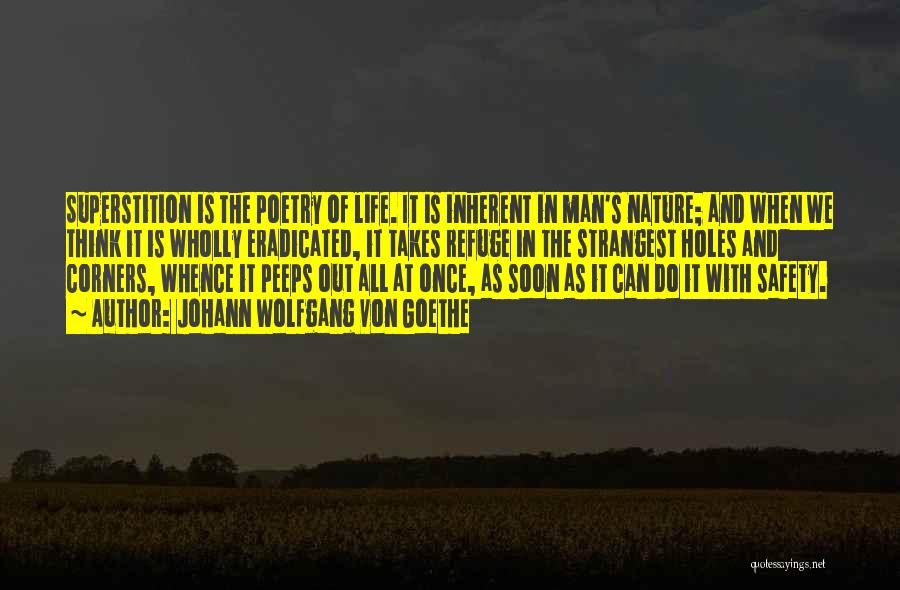 Men's Life Quotes By Johann Wolfgang Von Goethe