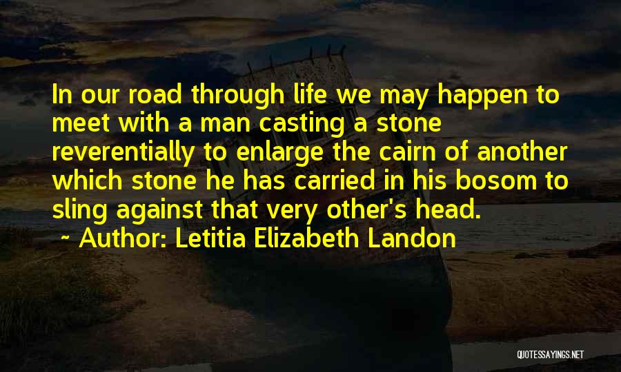 Men's Life Quotes By Letitia Elizabeth Landon
