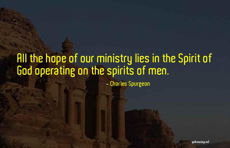 Men's Ministry Quotes By Charles Spurgeon