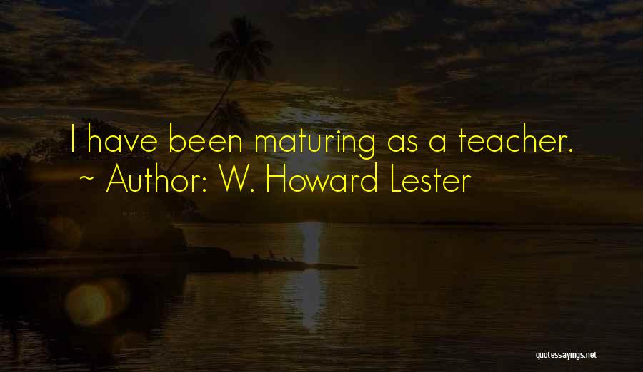 Mens Style Quotes By W. Howard Lester