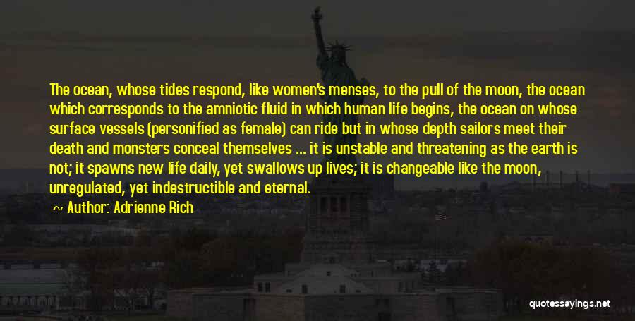 Menses Quotes By Adrienne Rich