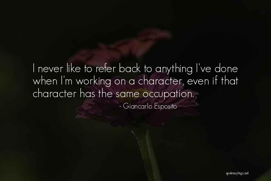 Menshova Cristina Quotes By Giancarlo Esposito Menshova Cristina Quotes By Giancarlo Esposito