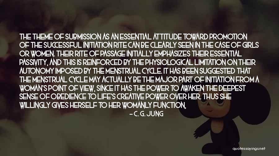 Menstrual Cycle Quotes By C. G. Jung