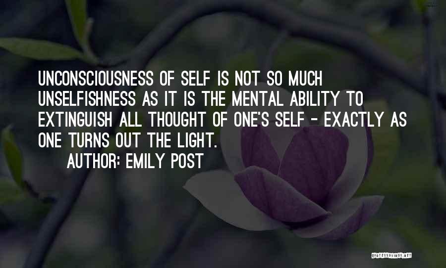 Mental Ability Quotes By Emily Post