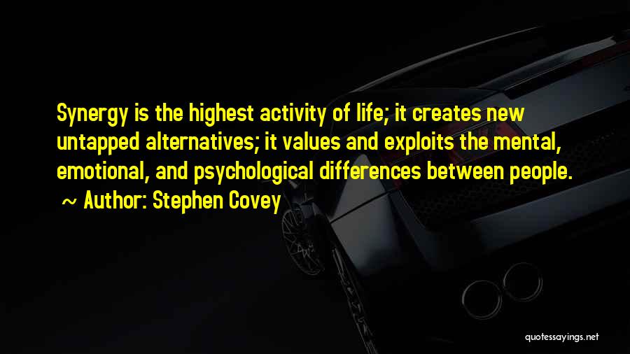 Mental Activity Quotes By Stephen Covey