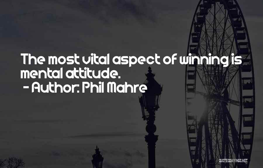 Mental Aspect Quotes By Phil Mahre