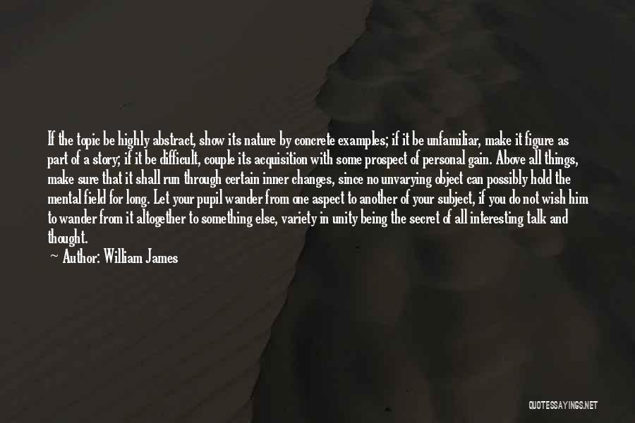 Mental Aspect Quotes By William James