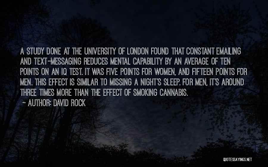 Mental Capability Quotes By David Rock