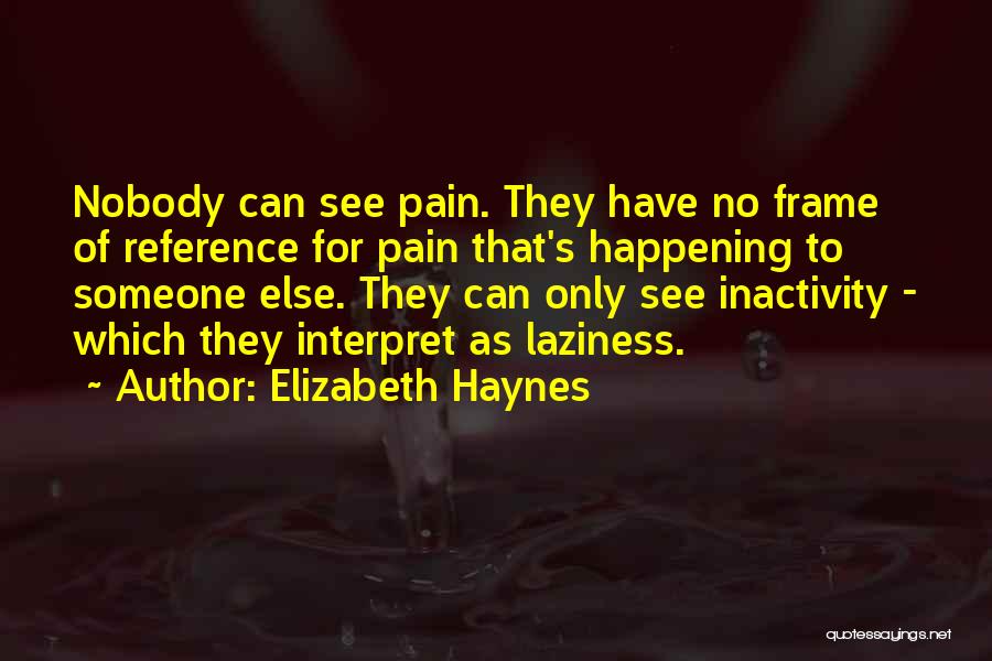 Mental Disability Quotes By Elizabeth Haynes
