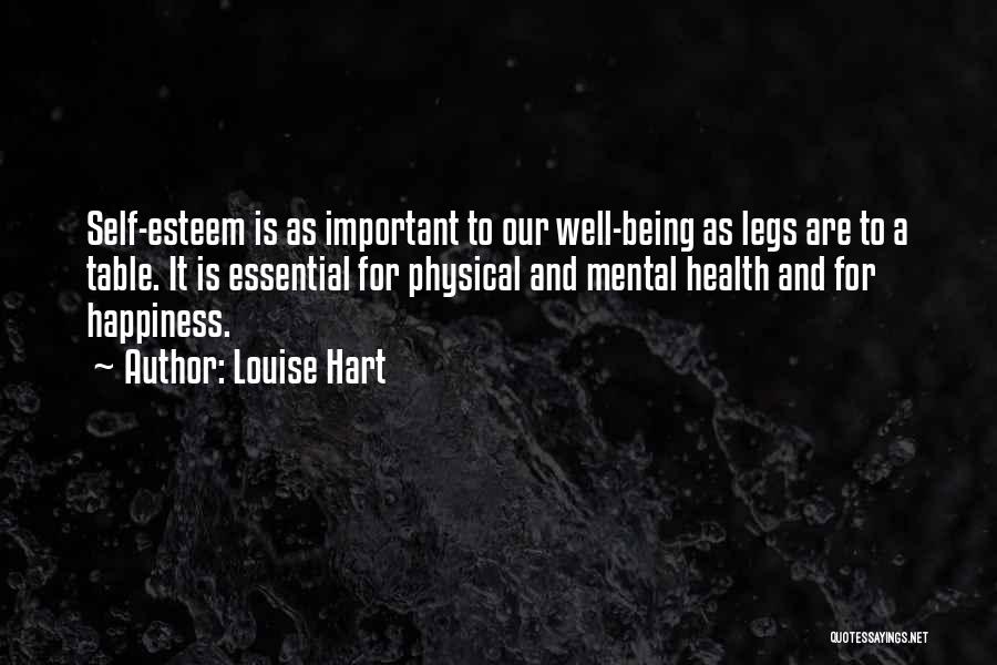 Mental Health And Physical Health Quotes By Louise Hart