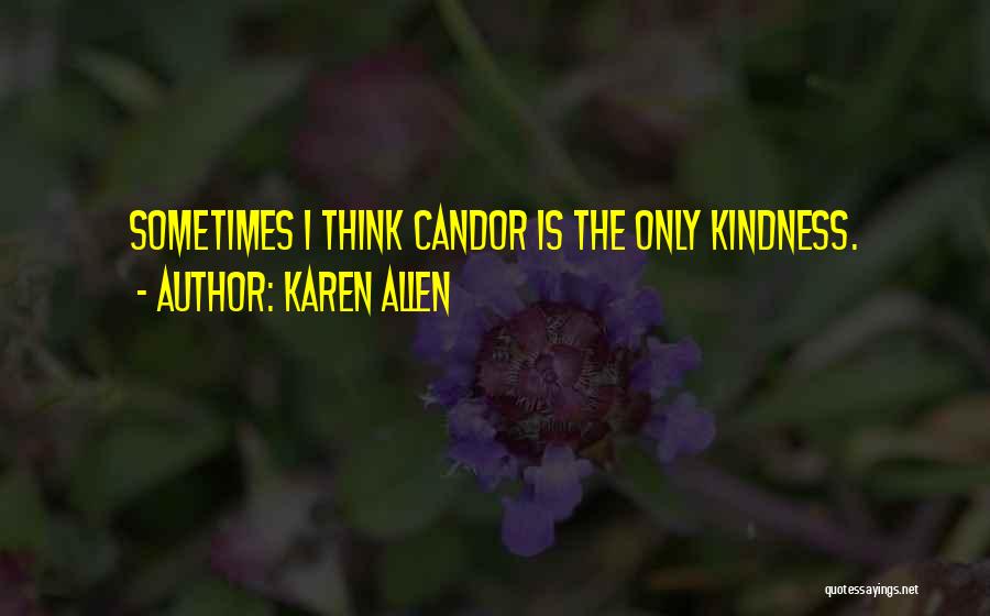 Mental Health And Stress Quotes By Karen Allen