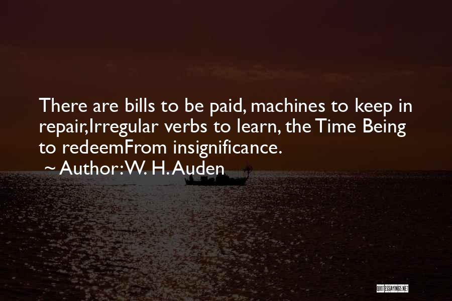 Mental Health And Stress Quotes By W. H. Auden