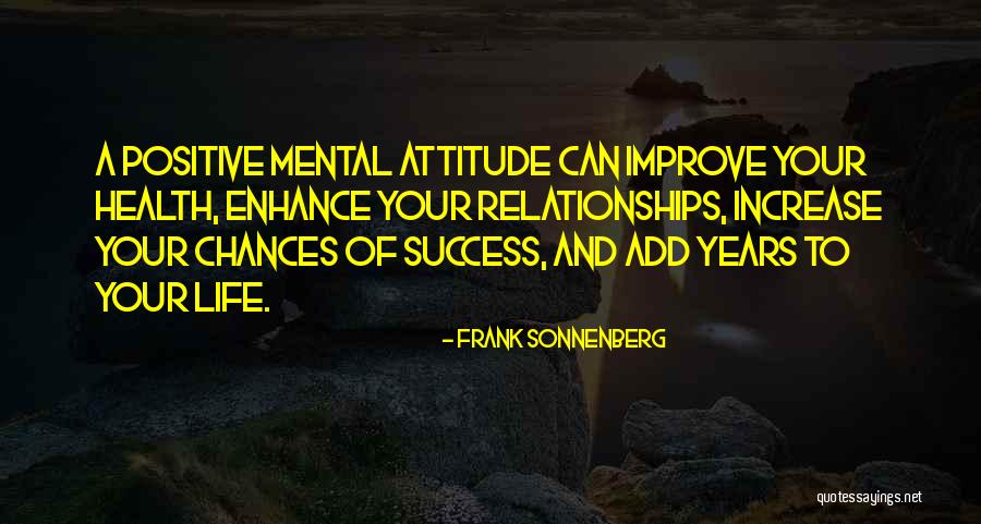 Mental Health And Success Quotes By Frank Sonnenberg Mental Health And Success Quotes By Frank Sonnenberg