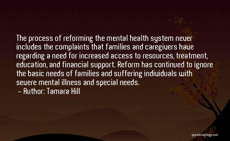 Mental Health Illness Quotes By Tamara Hill