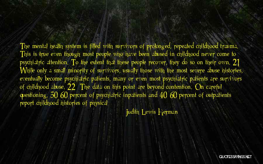 Mental Illness Health Quotes By Judith Lewis Herman