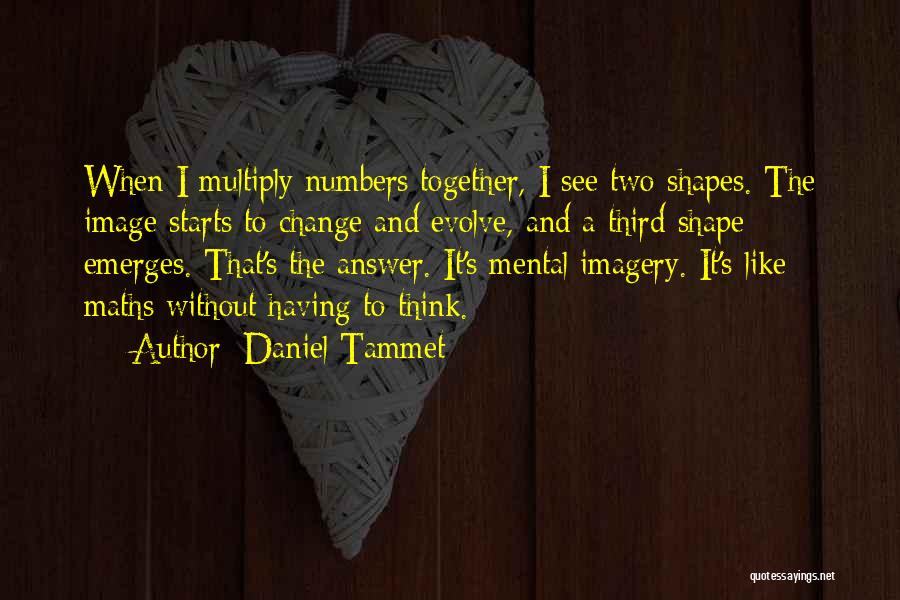 Mental Imagery Quotes By Daniel Tammet