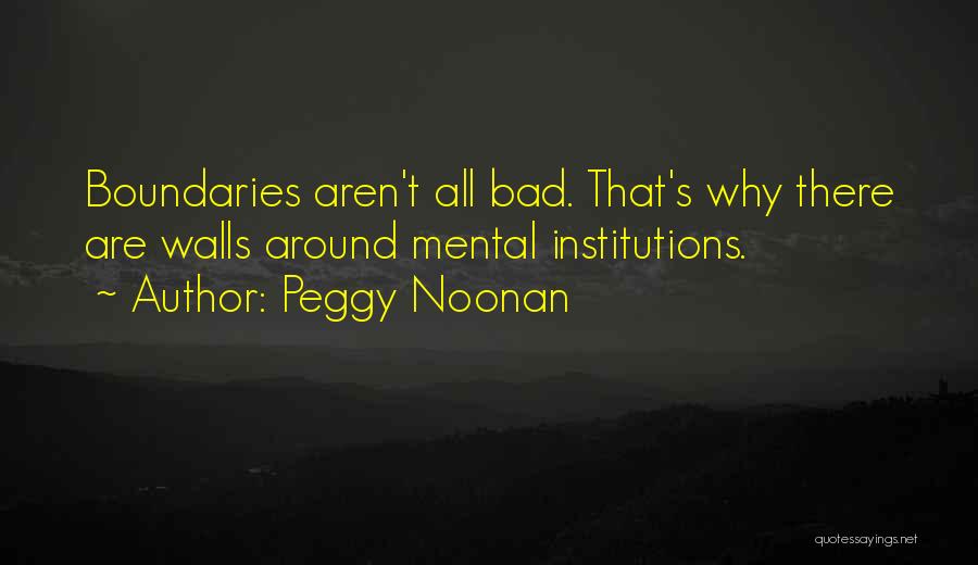 Mental Institutions Quotes By Peggy Noonan