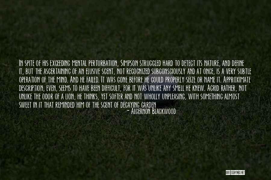Mental Make Up Quotes By Algernon Blackwood Mental Make Up Quotes By Algernon Blackwood