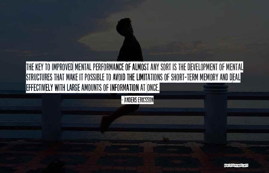 Mental Performance Quotes By Anders Ericsson Mental Performance Quotes By Anders Ericsson