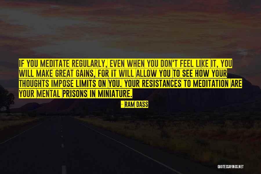 Mental Prisons Quotes By Ram Dass