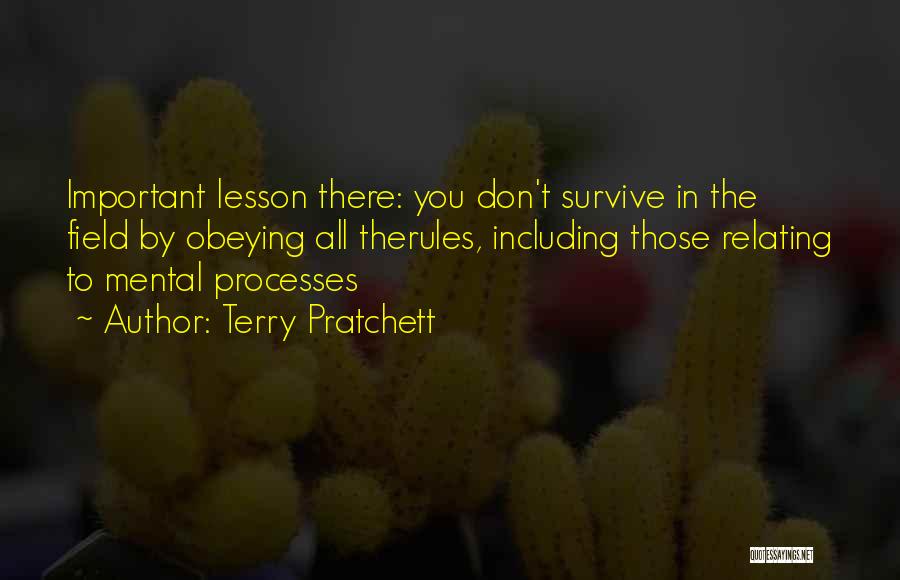 Mental Processes Quotes By Terry Pratchett