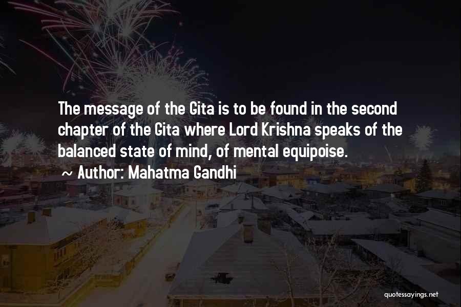 Mental State Of Mind Quotes By Mahatma Gandhi