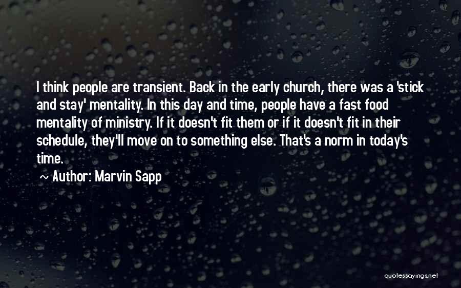 Mentality Quotes By Marvin Sapp