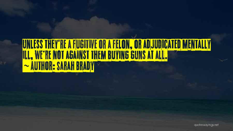 Mentally Ill Quotes By Sarah Brady