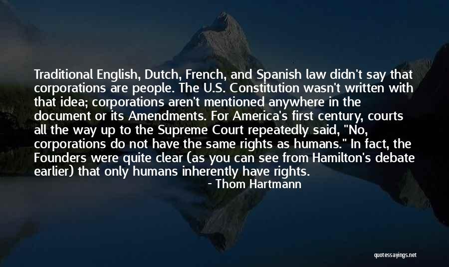 Mentioned In Spanish Quotes By Thom Hartmann Mentioned In Spanish Quotes By Thom Hartmann
