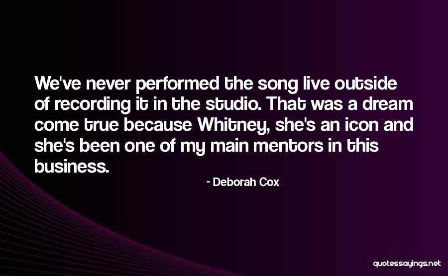 Mentors In Business Quotes By Deborah Cox Mentors In Business Quotes By Deborah Cox