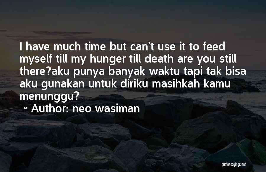 Menunggu Quotes By Neo Wasiman