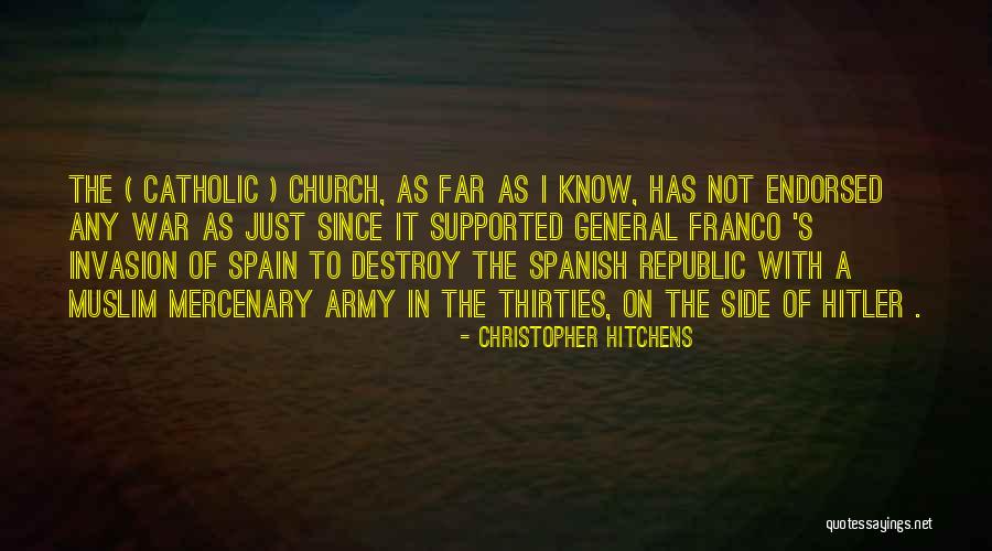 Mercenary Quotes By Christopher Hitchens