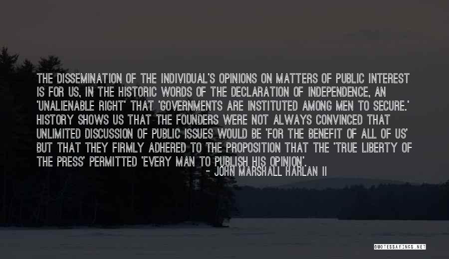 Mercurius Homeopathic Remedy Quotes By John Marshall Harlan II Mercurius Homeopathic Remedy Quotes By John Marshall Harlan II