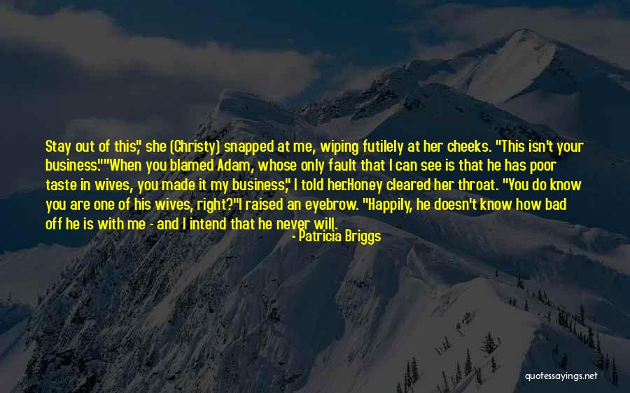 Mercy And Adam Quotes By Patricia Briggs