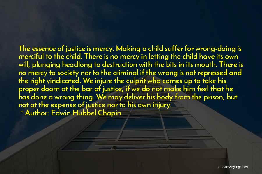 Mercy And Justice Quotes By Edwin Hubbel Chapin