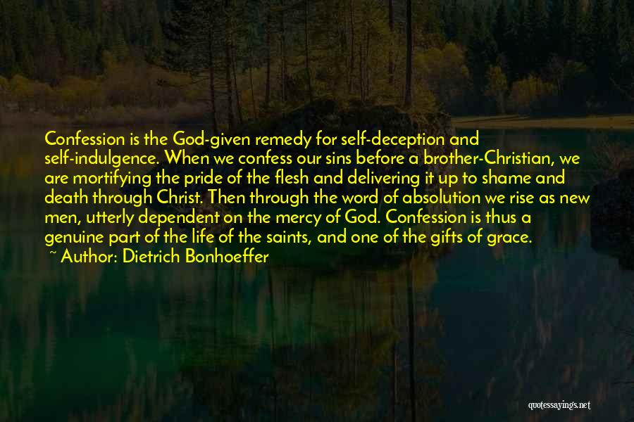 Mercy By Saints Quotes By Dietrich Bonhoeffer