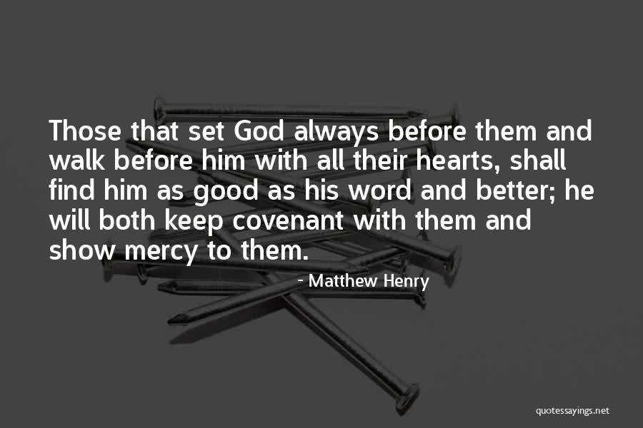 Mercy God Quotes By Matthew Henry